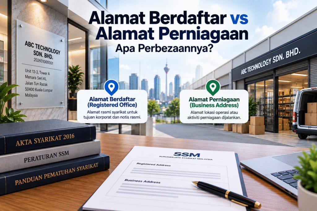 alamat berdaftar syarikat