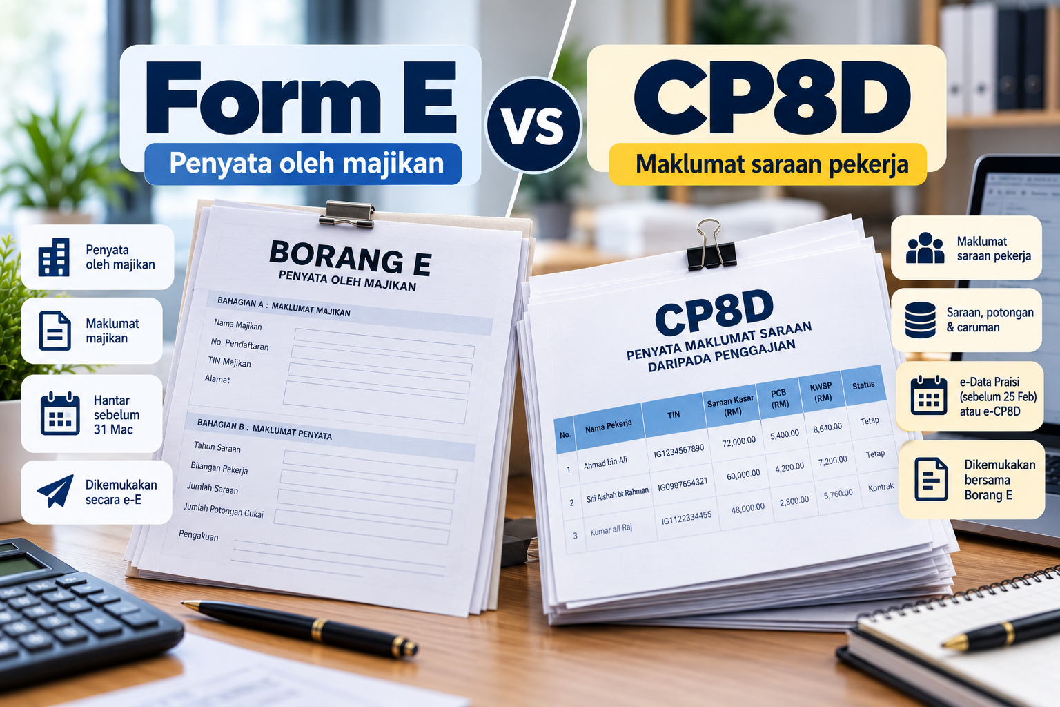 form e vs cp8d