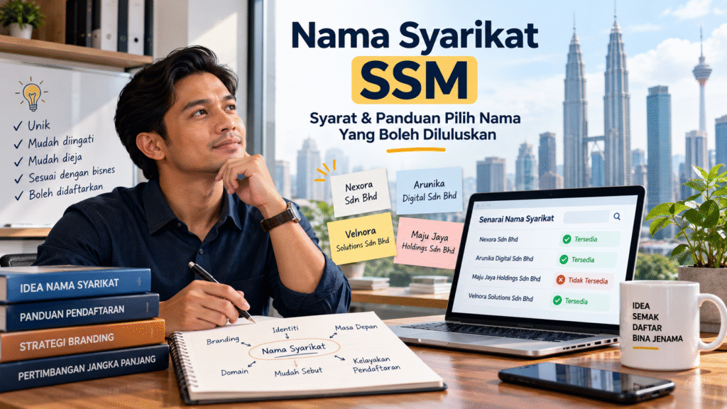 nama syarikat ssm